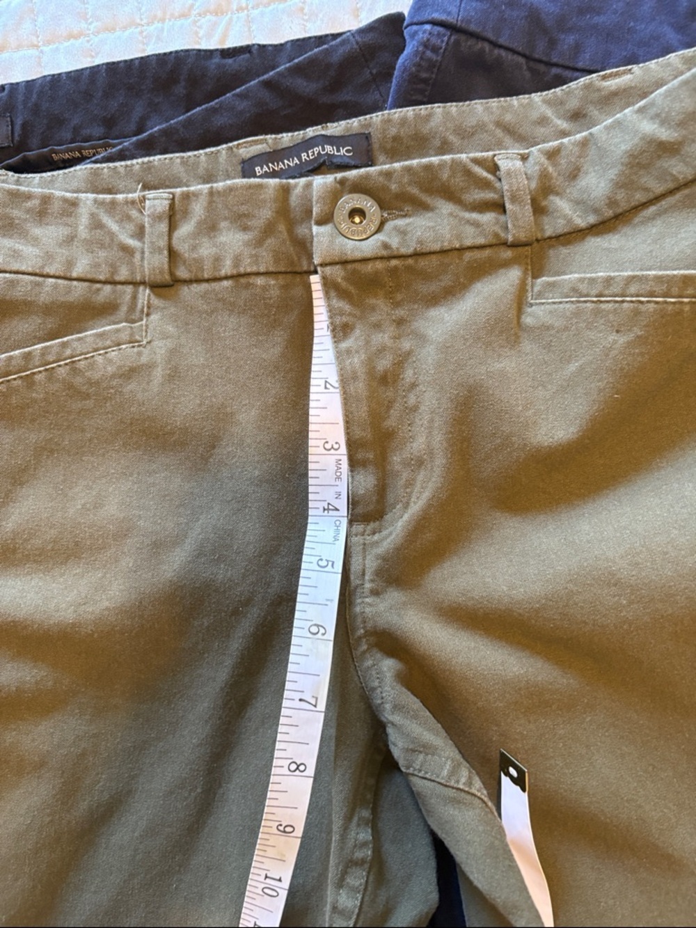 THREE PAIR Banana Republic Women's Stretch Straight-Leg Chinos - Picture 12 of 14